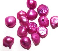 Zoetwaterparels fuchsia 4-5mm ca 100st