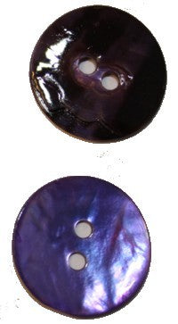 Schelpknoop 18mm lila 4 stuks