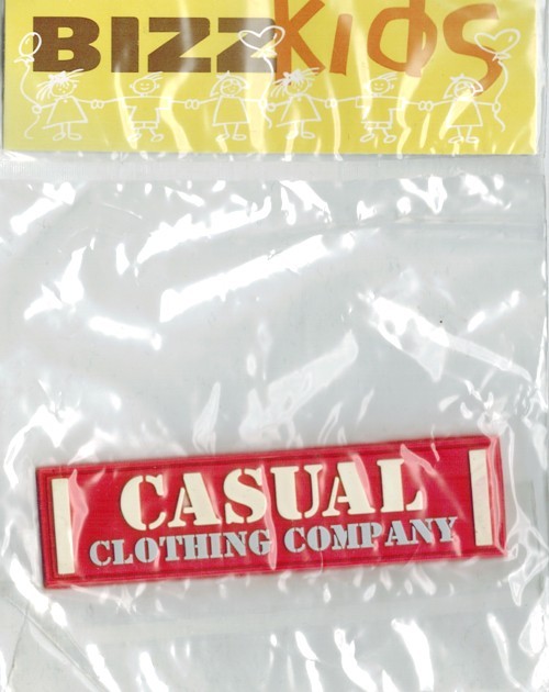 Applicatie Casual Clothing Company 80mm rood