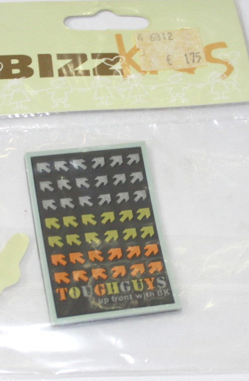 Applicatie Tough Guys 40x60mm groen
