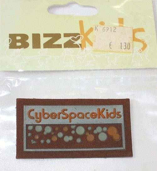 Applicatie Cyber Space Kids 35x60mm groen