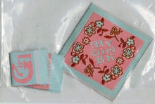 Applicatie My Girl in bloemen 1x40mm + 2x20mm rose