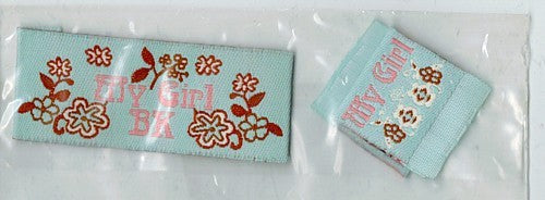 Applicatie My Girl  1x50x20 + 2X20x20mm blauw