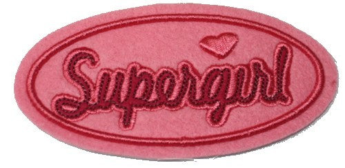 Applicatie Supergirl 11cm rose