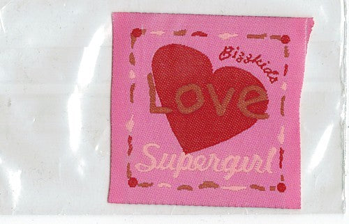 Applicatie Love Supergirl 50mm rose