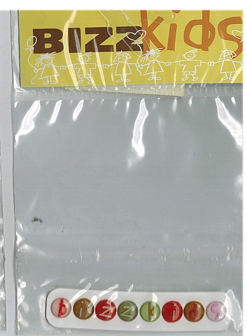 Applicatie BizzKids 15x70mm wit