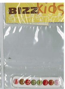 Applicatie BizzKids 15x70mm wit