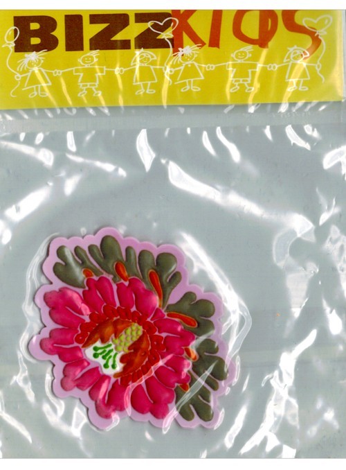 Applicatie Bloem 50x60mm rose