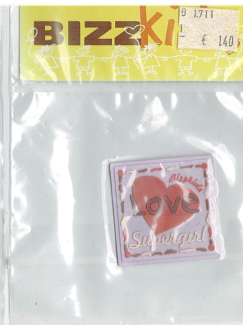 Applicatie Love Supergirl 40mm rose