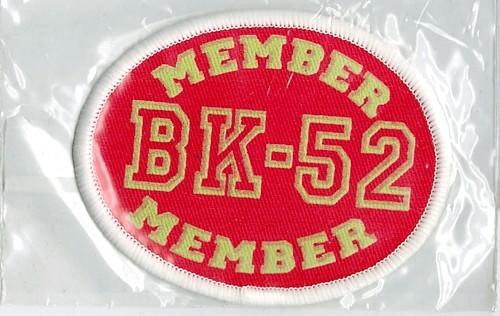 Applicatie BK-52 Member ovaal 70mm rood
