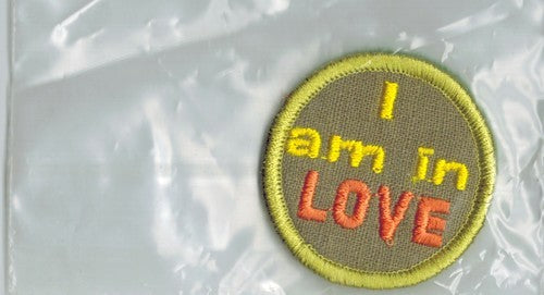 Applicatioe I am in Love 40mm rond groen