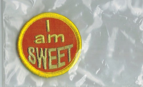 Applicatie I am Sweet 40mm bruin
