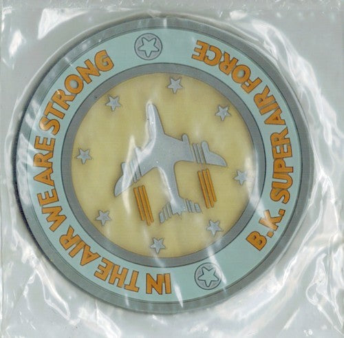 Applicatie In the air we are strong 80mm oranje