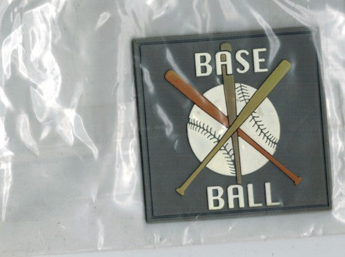Applicatie Base Ball 50mm grijs