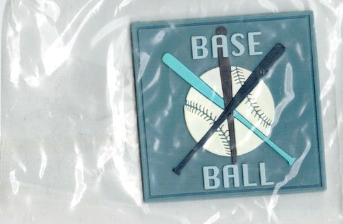 Applicatie Base Ball 50mm blauw