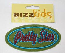Applicatie pretty Star 11cm groen