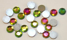 Immitatie plaksteen 4mm multicolor groen 25st