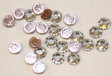 Immitatie plaksteen 4mm kristal copperback 25st