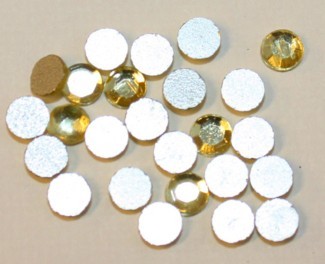 Imitatie plaksteen 5mm citrien 25st.