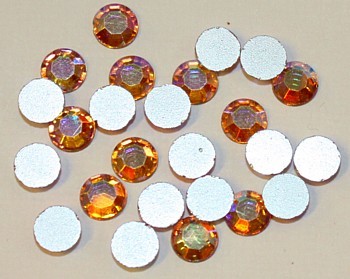 imitatie plaksteen 6mm perzik AB 25st