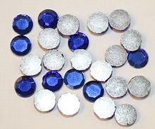 Immtatie plaksteen 6mm koningsblauw per 25 stuks