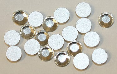 Imitatie plaksteen ca 6,5mm kristal per 25