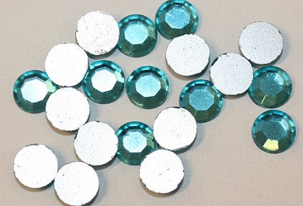 Imitatie plaksteen  9mm turkoois 20st