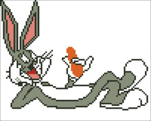 Borduurpakket Bugs Bunny 16x22cm