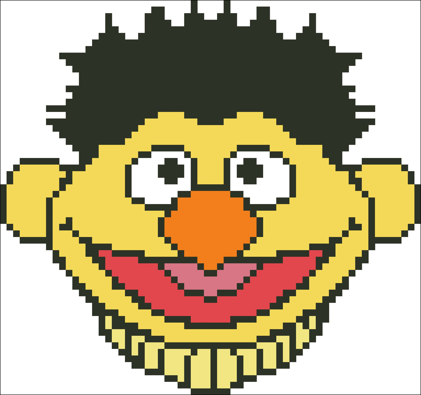Borduurpakket ernie 1 13x13cm