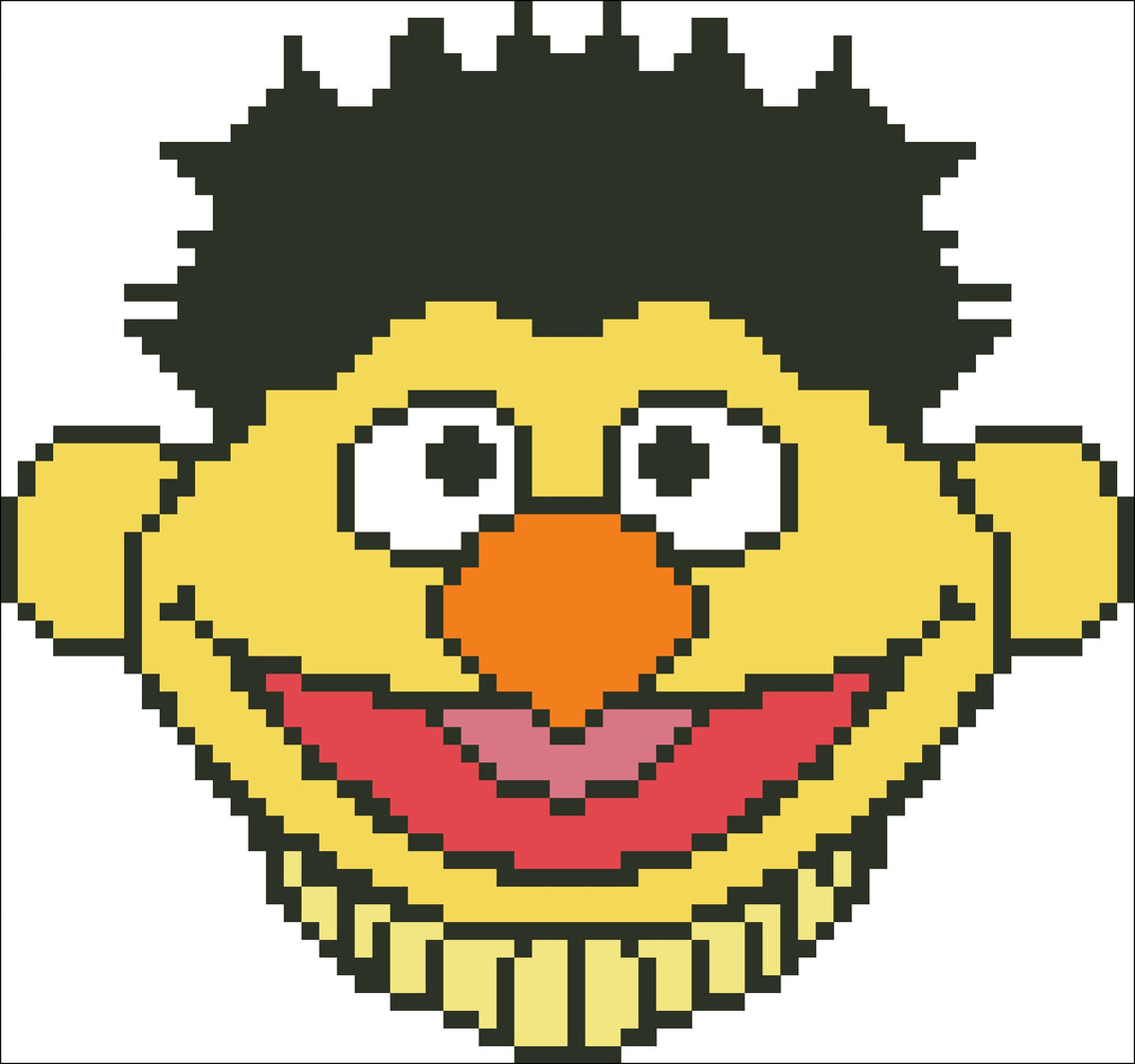 Borduurpakket ernie 1 13x13cm