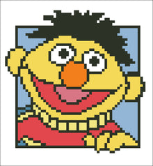 Borduurpakket ernie 2 13x11cm