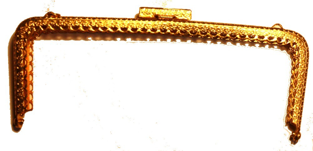 Tasbeugel 14cm recht goudkl. p. st