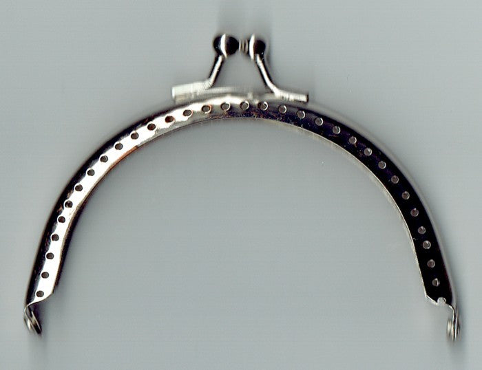 Tasbeugel 8,5cm gebogen verzilverd zonder ketting