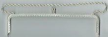 Tasbeugel 24cm recht verzilverd bew.met ketting