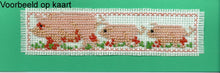 Borduurpakket varkentjes 16x4cm