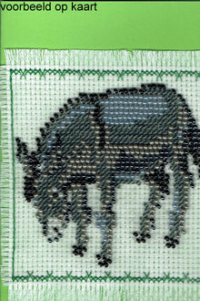 Borduurpakket Ezel 9x10cm