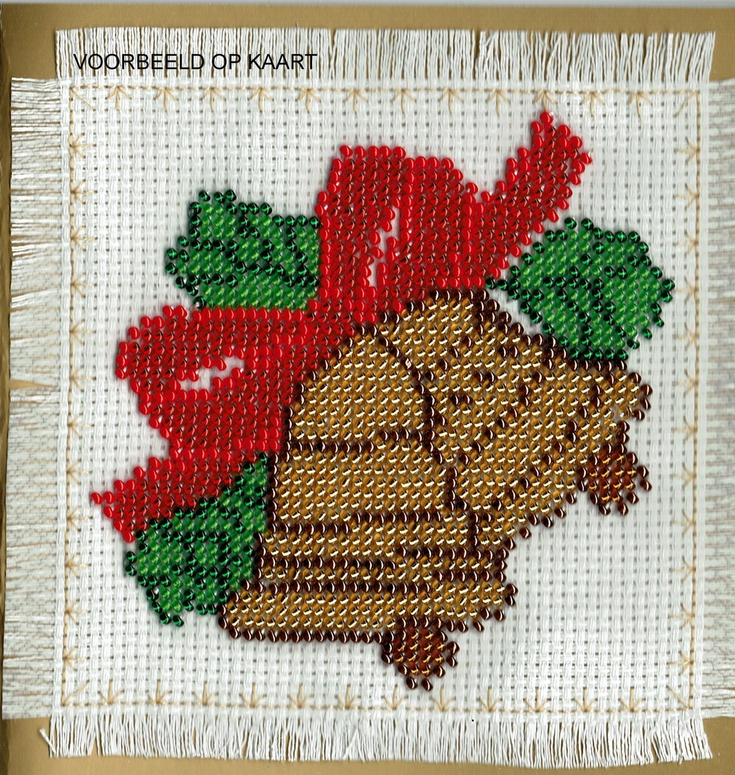 Borduurpakket klokken 11x11cm