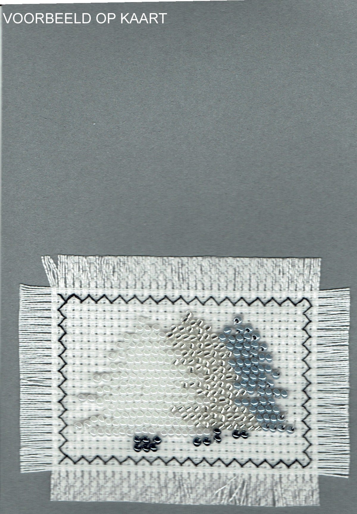 Borduurpakket Kerst bomen 4x7cm