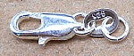 Karabijnsluing lang model 925zilver p.st