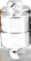 Magneetsluiting 6x11mm antraciet p.st.