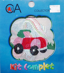 Borduurpakket auto10x10cm