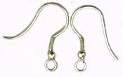 Oorhaakjes  ca.20mm 925 zilver met balletje p.p.