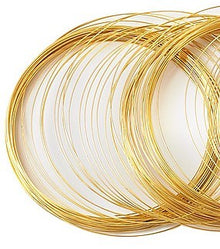 Armband verenstaal 5,5cm goudkl. 0,6mm 10windingen