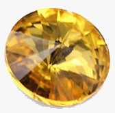 Rivoli 12mm chrystal  licht topaas p.st.