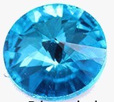 Rivoli 12mm chrystal aquamarijn p.st.