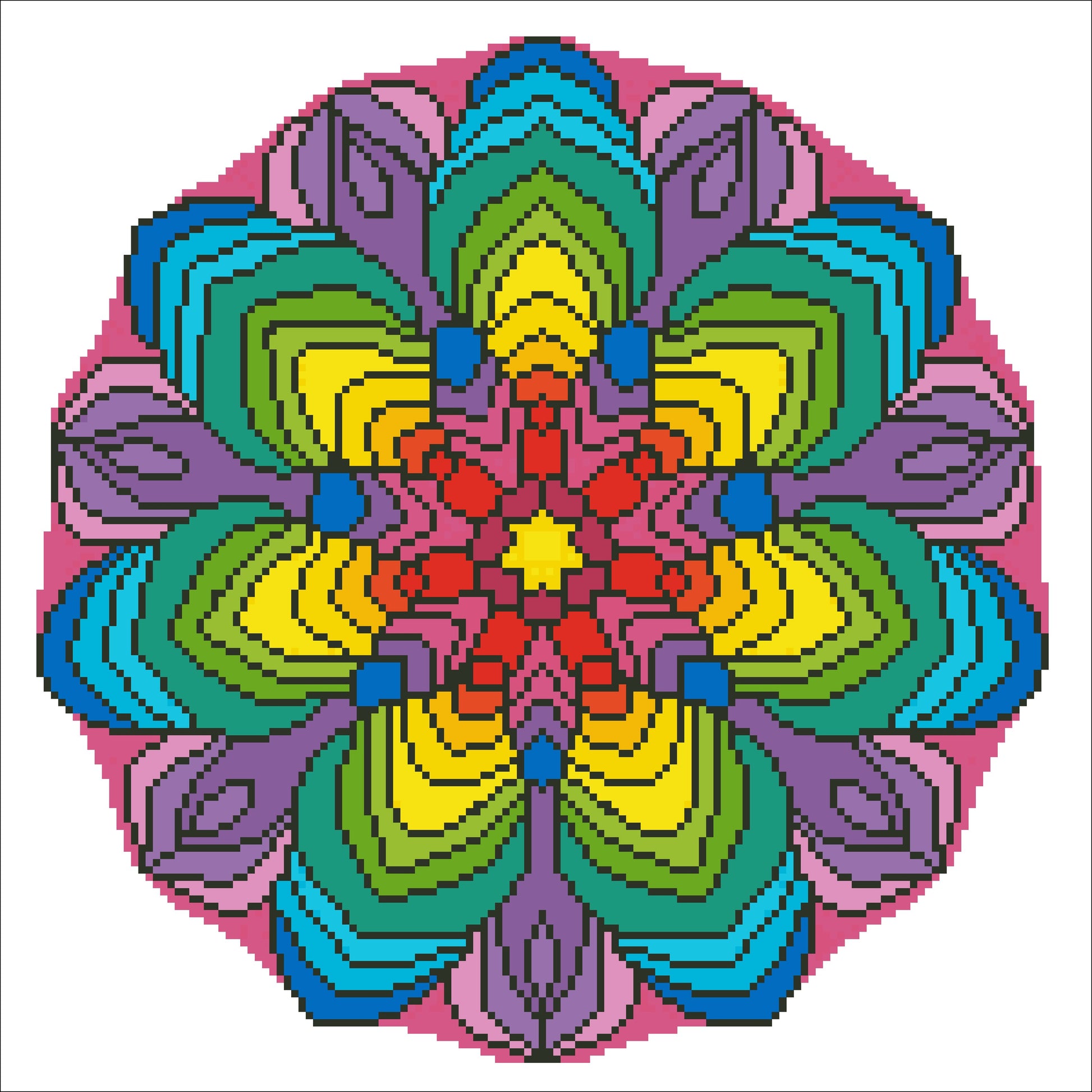 Mandala 33x33cm