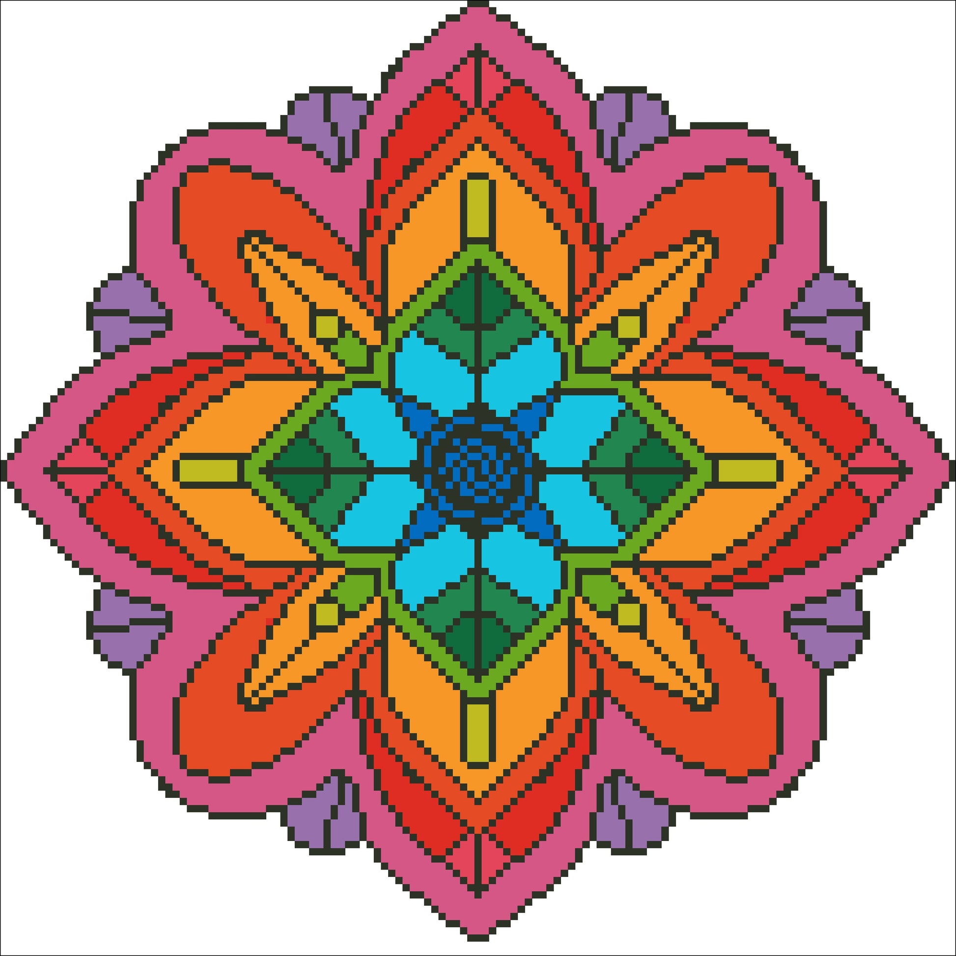 Mandala 30x30cm