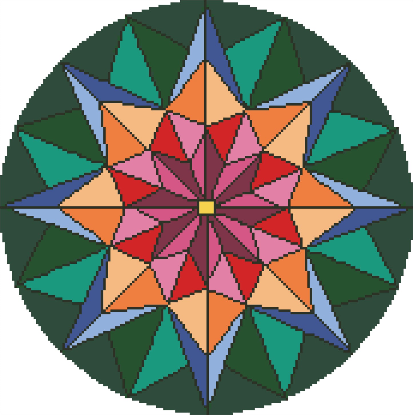 Mandala 38.5x38.5cm