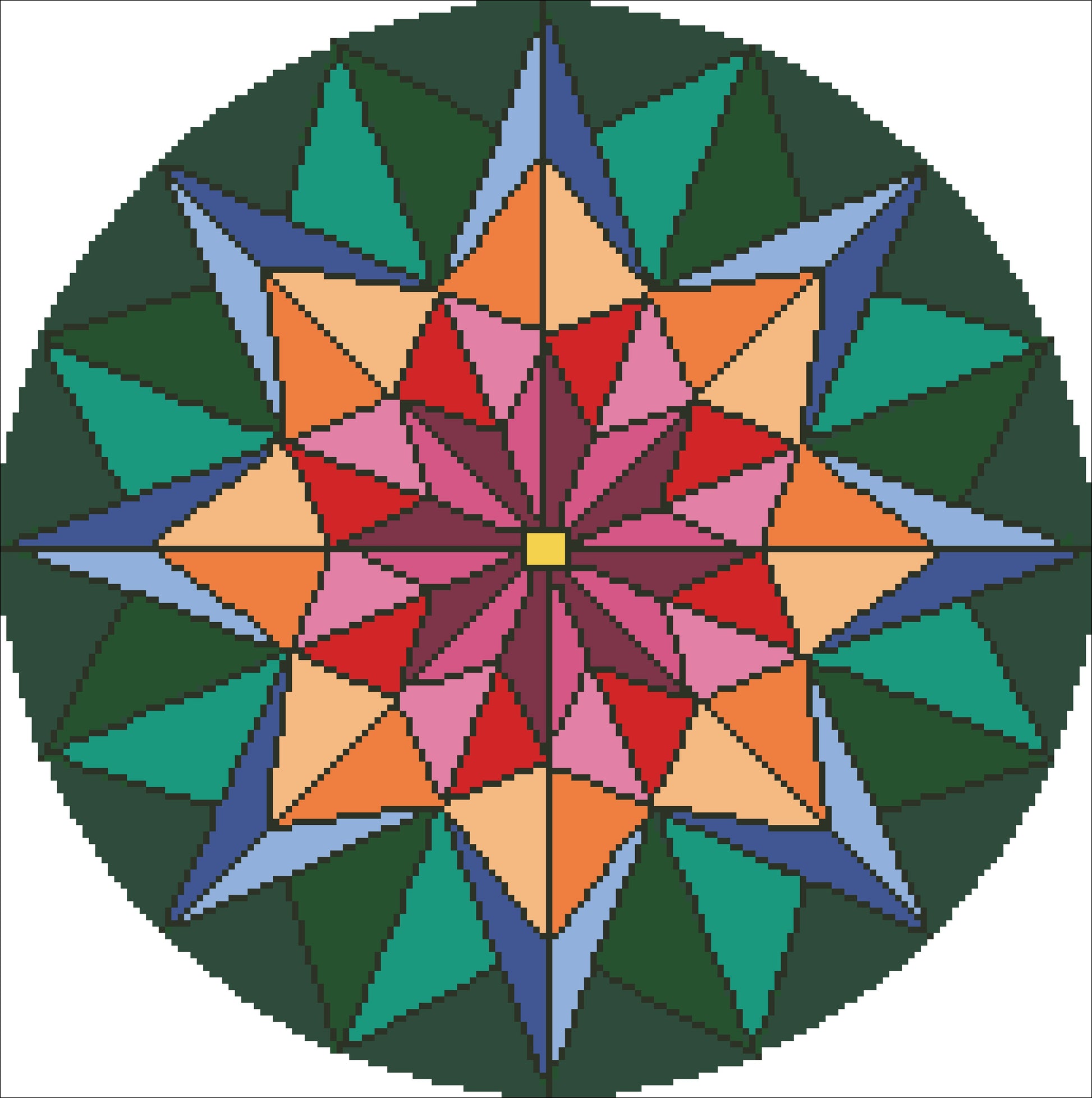 Mandala 38.5x38.5cm