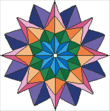 Mandala 38x38cm